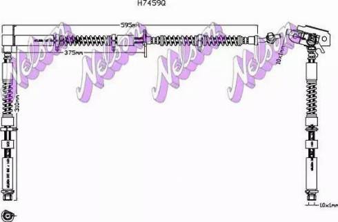 Brovex-Nelson H7459Q - Bremžu šļūtene ps1.lv