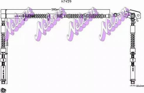Brovex-Nelson H7459 - Bremžu šļūtene ps1.lv