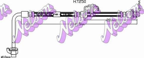 Brovex-Nelson H7250 - Bremžu šļūtene ps1.lv