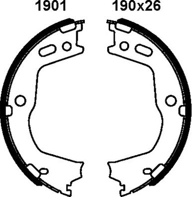 BSF 01901 - Bremžu loku kompl., Stāvbremze ps1.lv