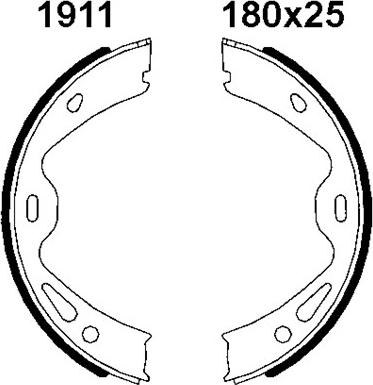 BSF 01911 - Bremžu loku kompl., Stāvbremze ps1.lv