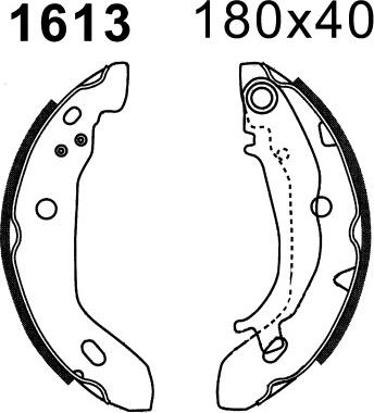 BSF 7381 - Bremžu loku komplekts ps1.lv