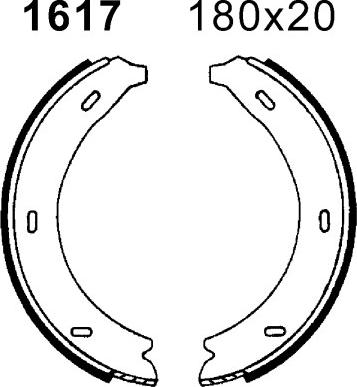 BSF 01617 - Bremžu loku kompl., Stāvbremze ps1.lv