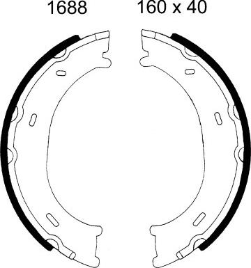 BSF 01688 - Bremžu loku kompl., Stāvbremze ps1.lv