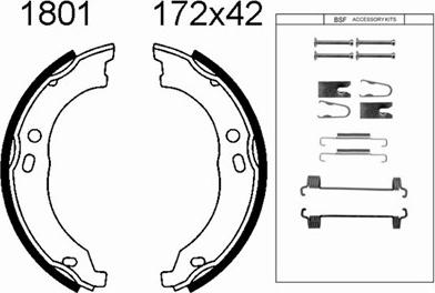 BSF 01801K - Bremžu loku kompl., Stāvbremze ps1.lv