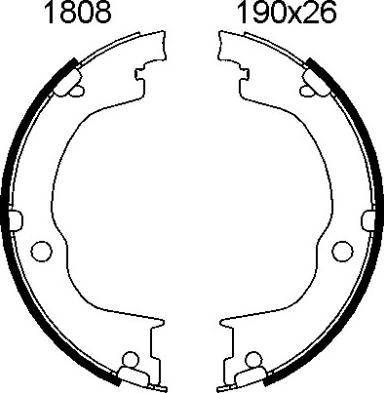 BSF 01808 - Bremžu loku kompl., Stāvbremze ps1.lv
