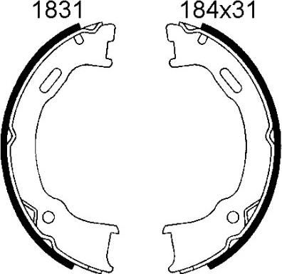 BSF 01831 - Bremžu loku kompl., Stāvbremze ps1.lv