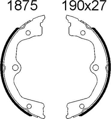 BSF 01875 - Bremžu loku kompl., Stāvbremze ps1.lv