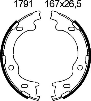 BSF 01791 - Bremžu loku kompl., Stāvbremze ps1.lv