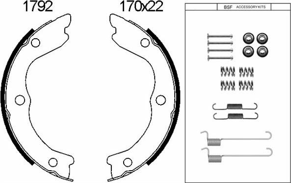 BSF 01792K - Bremžu loku kompl., Stāvbremze ps1.lv