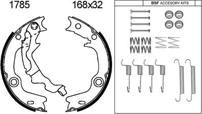 BSF 01785K - Bremžu loku kompl., Stāvbremze ps1.lv