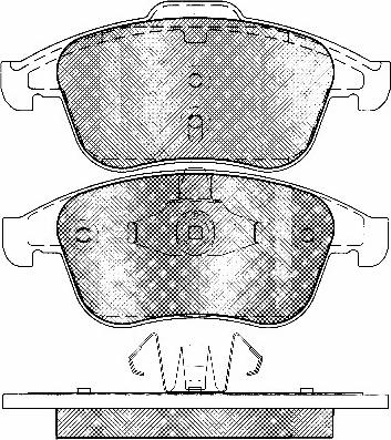 TRUPART DP41650RS - Bremžu uzliku kompl., Disku bremzes ps1.lv