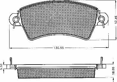 BSF 10545 - Bremžu uzliku kompl., Disku bremzes ps1.lv