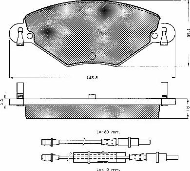 FMSI-VERBAND D2329-9562 - Bremžu uzliku kompl., Disku bremzes ps1.lv