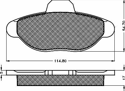 BOSCH 986460968 - Bremžu uzliku kompl., Disku bremzes ps1.lv