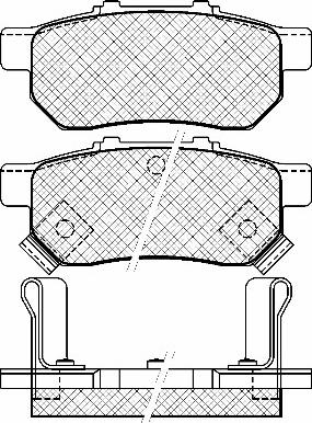 BENDIX 572134 - Bremžu uzliku kompl., Disku bremzes ps1.lv