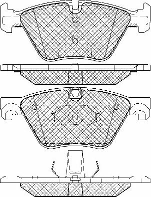 Valeo 670283 - Bremžu uzliku kompl., Disku bremzes ps1.lv