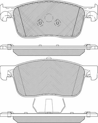 Opel 16 735 974 80 - Bremžu uzliku kompl., Disku bremzes ps1.lv