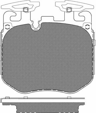 BOSCH 986424431 - Bremžu uzliku kompl., Disku bremzes ps1.lv