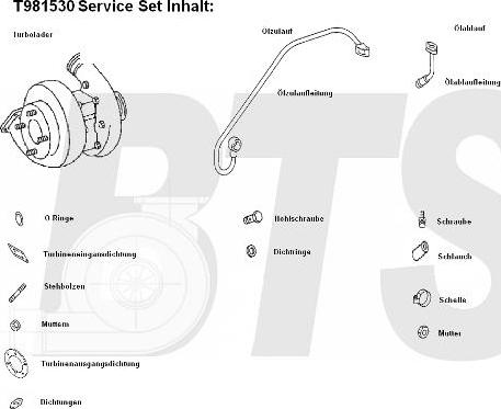 BTS Turbo T981530 - Kompresors, Turbopūte ps1.lv