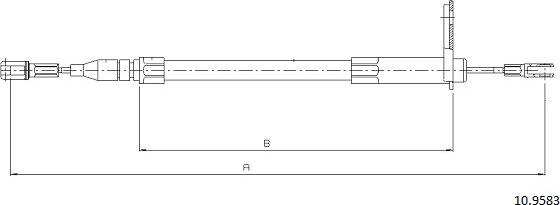 Cabor 10.9583 - Trose, Stāvbremžu sistēma ps1.lv