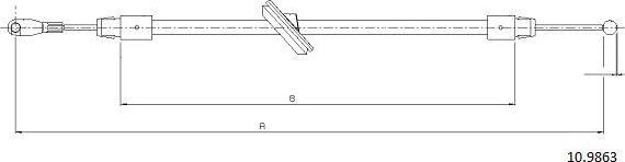 Cabor 10.9863 - Trose, Stāvbremžu sistēma ps1.lv