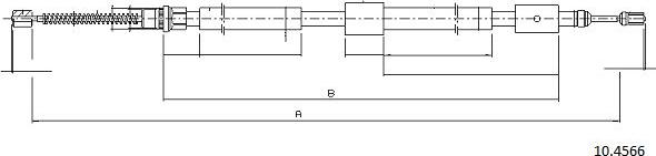 Cabor 10.4566 - Trose, Stāvbremžu sistēma ps1.lv