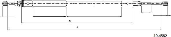 Cabor 10.4582 - Trose, Stāvbremžu sistēma ps1.lv