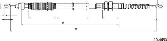 Cabor 10.4653 - Trose, Stāvbremžu sistēma ps1.lv