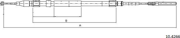 Cabor 10.4266 - Trose, Stāvbremžu sistēma ps1.lv