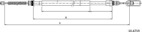 Cabor 10.4719 - Trose, Stāvbremžu sistēma ps1.lv