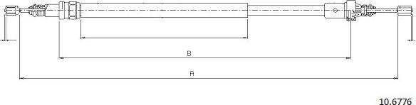 Cabor 10.6776 - Trose, Stāvbremžu sistēma ps1.lv