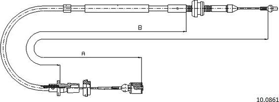 Cabor 10.0861 - Akseleratora trose ps1.lv