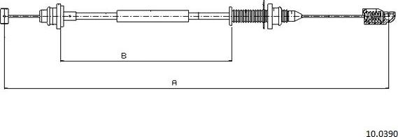 Cabor 10.0390 - Akseleratora trose ps1.lv