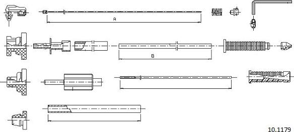 Cabor 10.1179 - Akseleratora trose ps1.lv