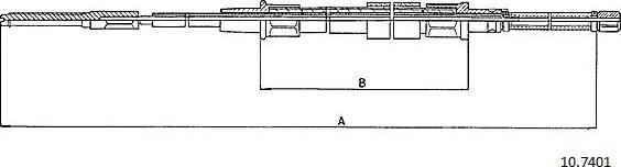 Cabor 10.7401 - Trose, Stāvbremžu sistēma ps1.lv