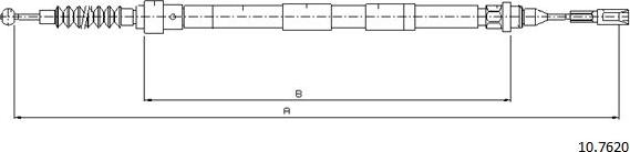 Cabor 10.7620 - Trose, Stāvbremžu sistēma ps1.lv