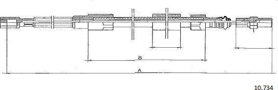 Cabor 10.734 - Trose, Stāvbremžu sistēma ps1.lv