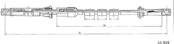 Cabor 11.919 - Akseleratora trose ps1.lv