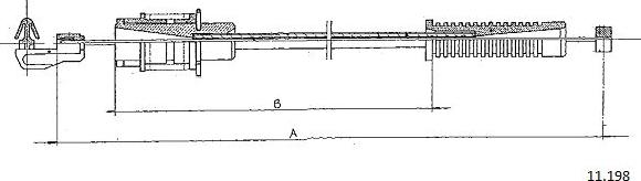 Cabor 11.198 - Akseleratora trose ps1.lv