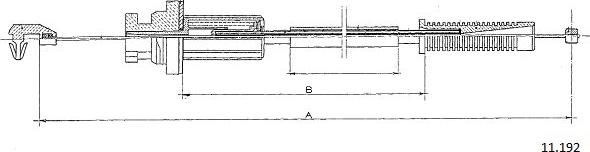 Cabor 11.192 - Akseleratora trose ps1.lv