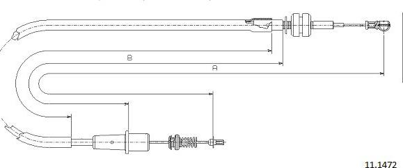 Cabor 11.1472 - Akseleratora trose ps1.lv