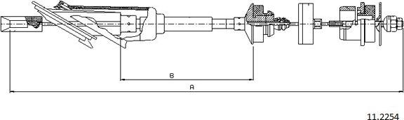 Cabor 11.2254 - Trose, Sajūga pievads ps1.lv