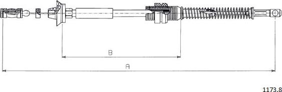 Cabor 1173.8 - Akseleratora trose ps1.lv