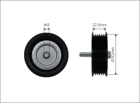 Caffaro 450-99 - Parazīt / Vadrullītis, Ķīļrievu siksna ps1.lv