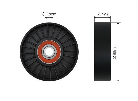 Caffaro 500441 - Parazīt / Vadrullītis, Ķīļrievu siksna ps1.lv