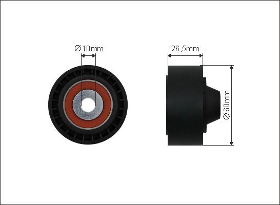 Caffaro 500452 - Parazīt / Vadrullītis, Ķīļrievu siksna ps1.lv