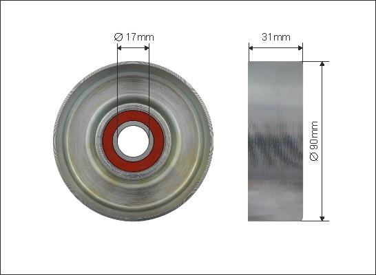 Caffaro 500467 - Parazīt / Vadrullītis, Ķīļrievu siksna ps1.lv