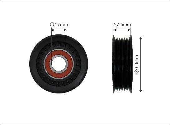 Caffaro 500481 - Parazīt / Vadrullītis, Ķīļrievu siksna ps1.lv