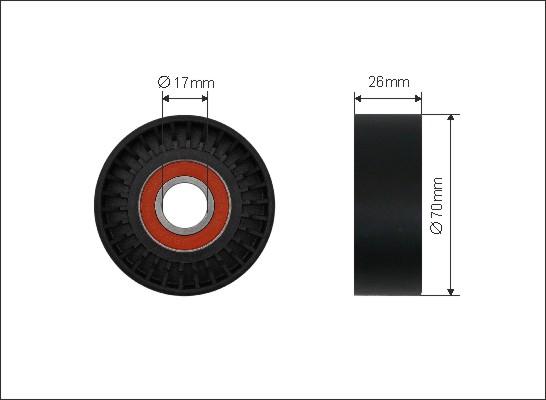 Caffaro 500436 - Parazīt / Vadrullītis, Ķīļrievu siksna ps1.lv